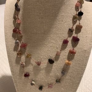 Margo Morrison Semi Precious Multi Stone Necklace.